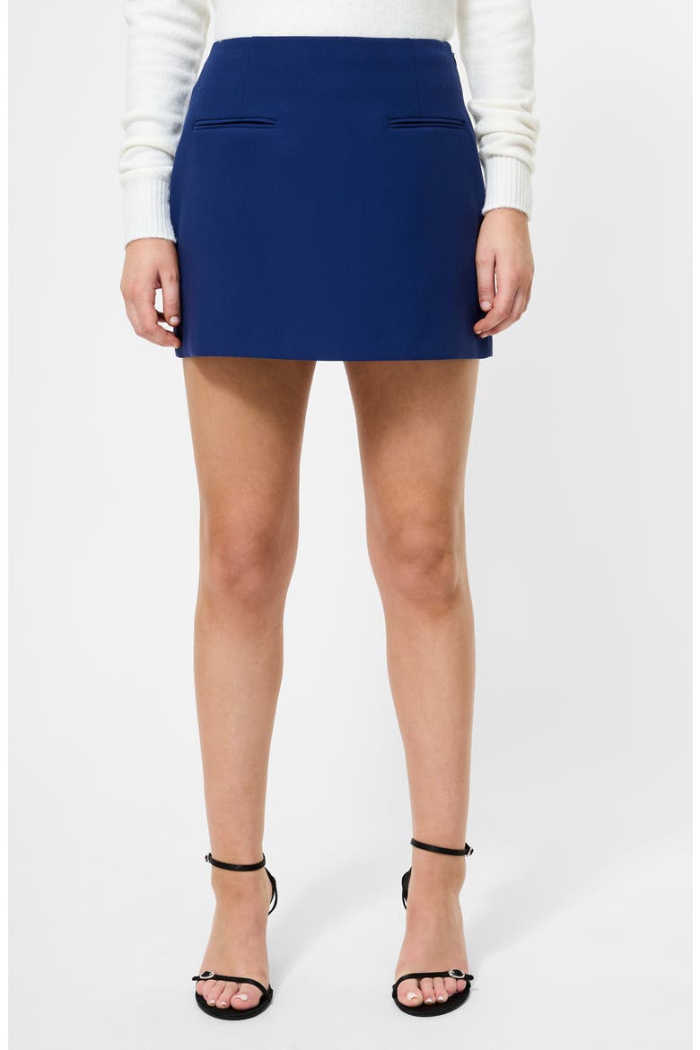 Azra Stretch Twill Miniskirt, Main, color, ROYAL BLUE