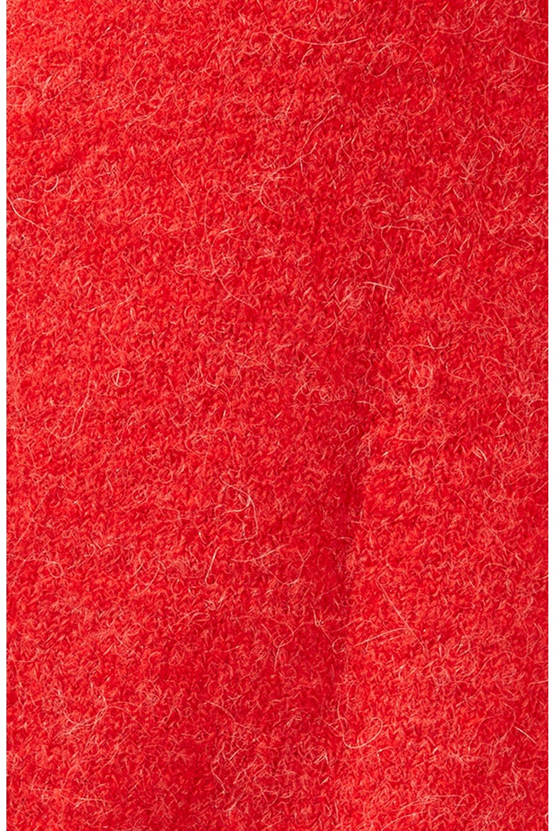 Neya Pearly Cardigan, Alternate, color, FIERY RED