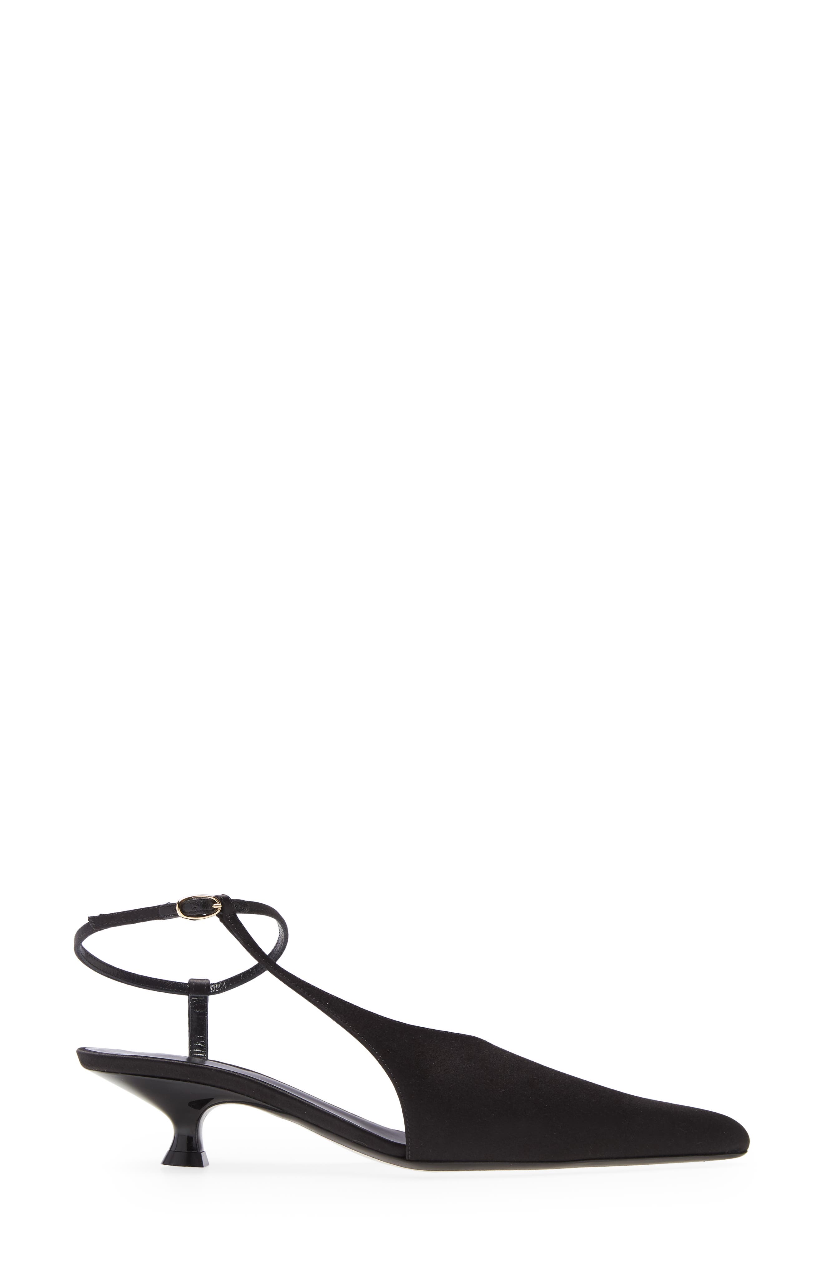 Khaite Seville Ankle Strap Pointed Toe Pump, Alternate, color, 