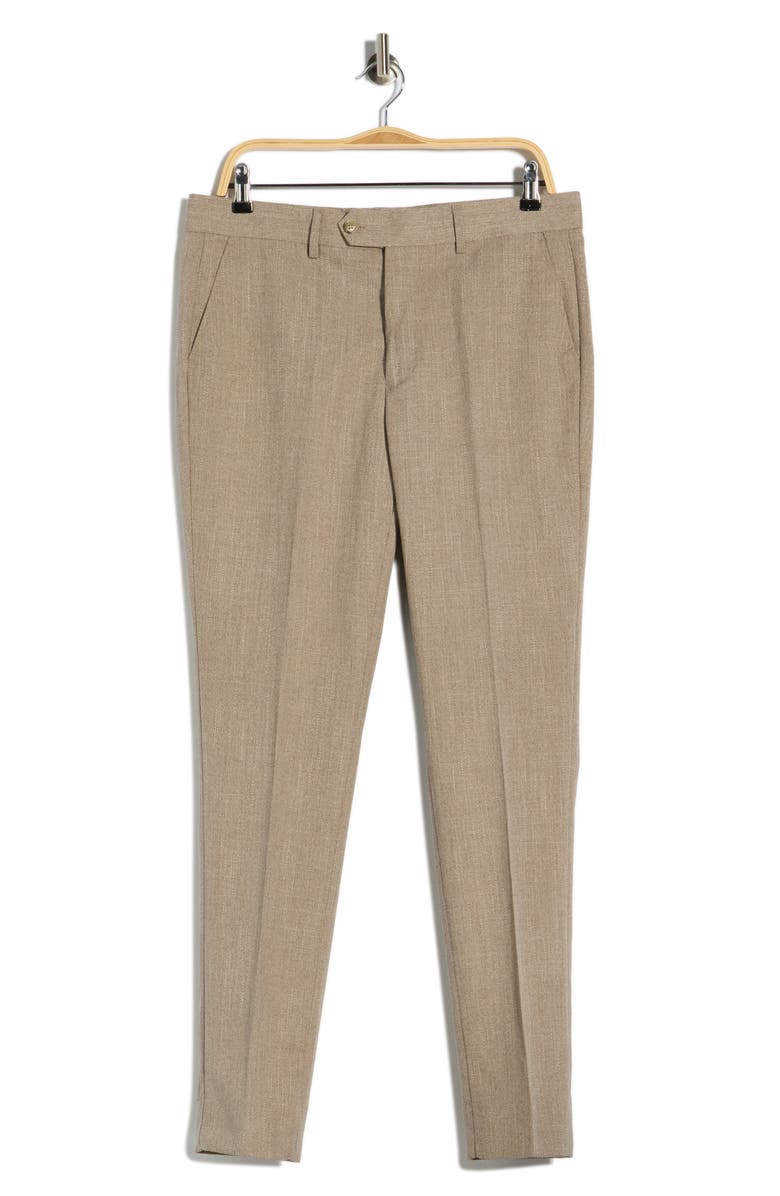 Tahari Slim Fit Dress Pants, Main, color, Beige