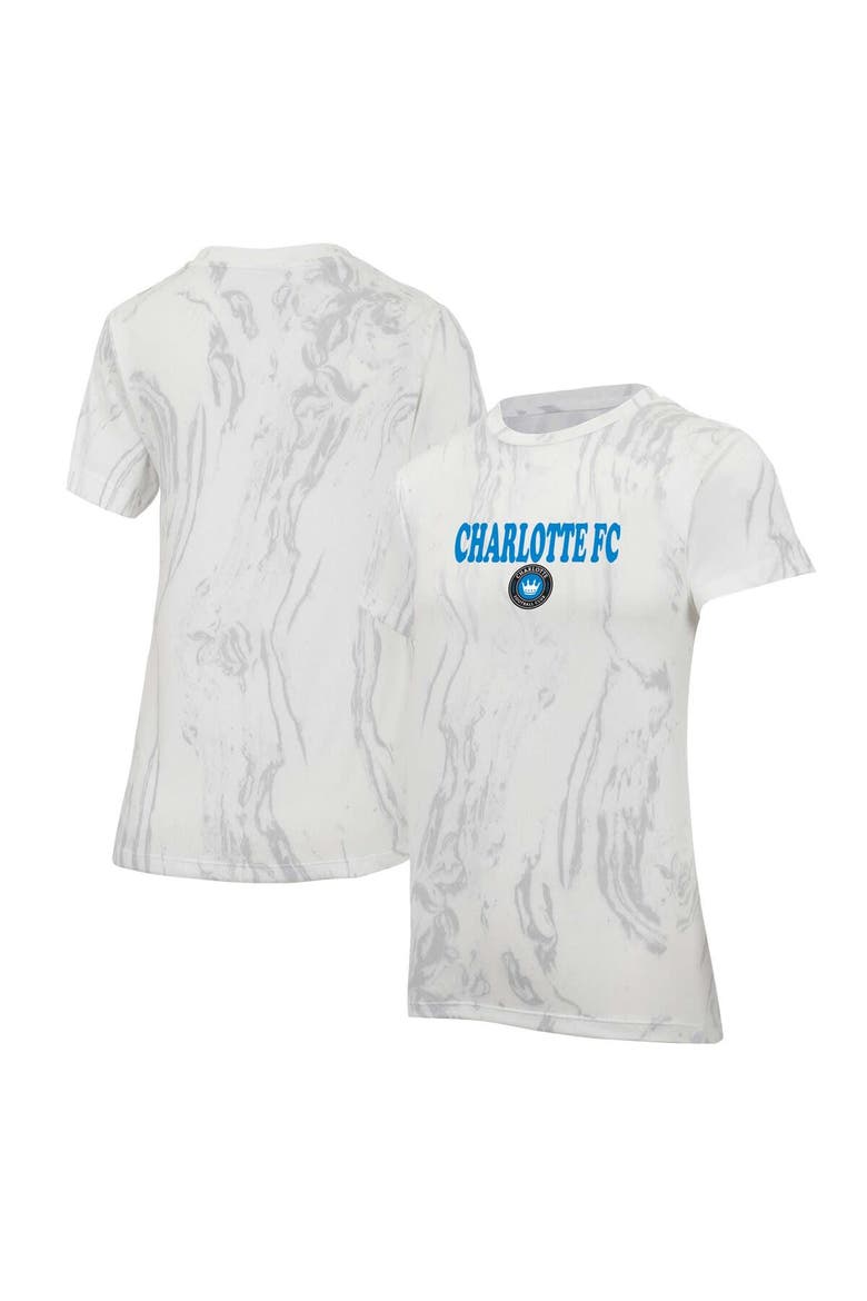 Women's Concepts Sport Cream Charlotte FC Quartz T-Shirt, Main, color, Cream