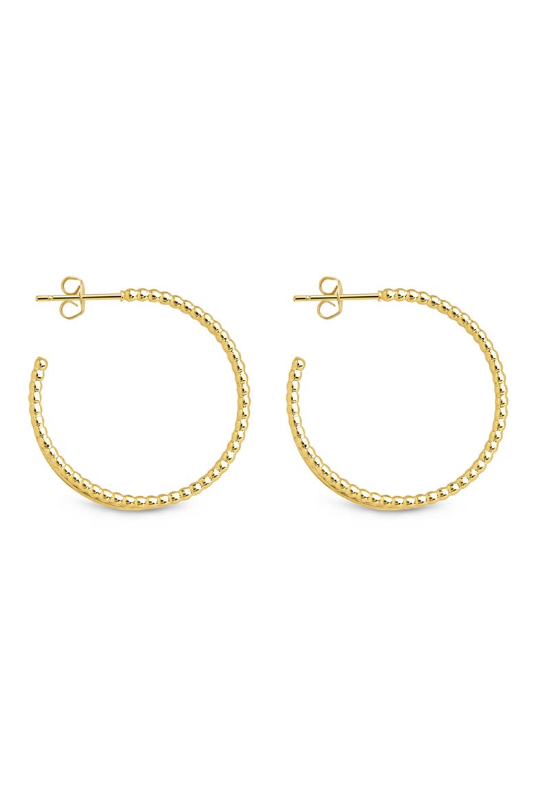 Daria Double Row Hoop Earrings, Alternate, color, GOLD