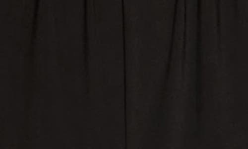 Ramy Brook Lona Ruched Strapless Wide Leg Jumpsuit In Black