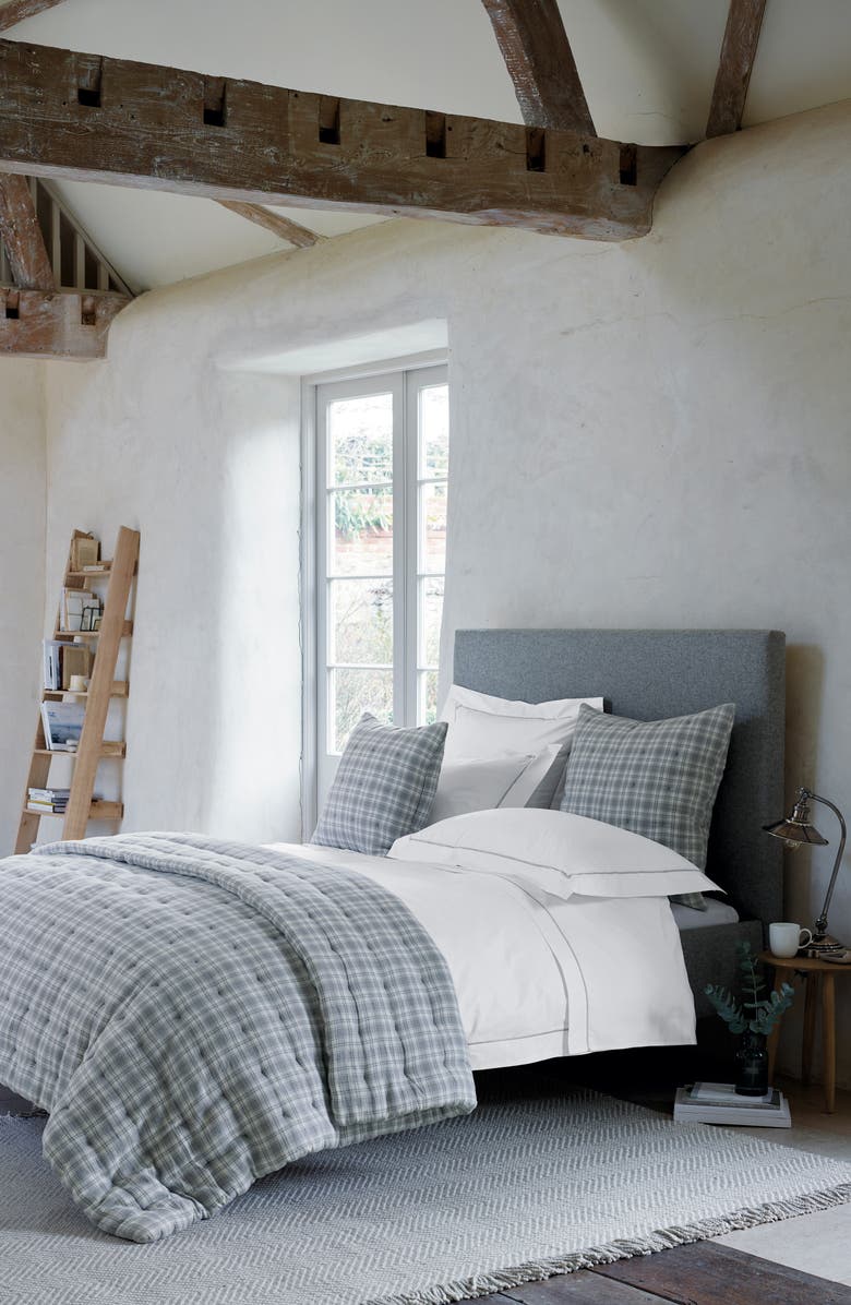 The White Company Luxury Savoy 400 Thread Count Flat Sheet, Alternate, color,