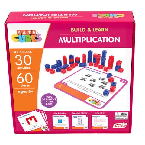 Mathcubes Multiplication 30 Activity Set, Toddlers & Kids