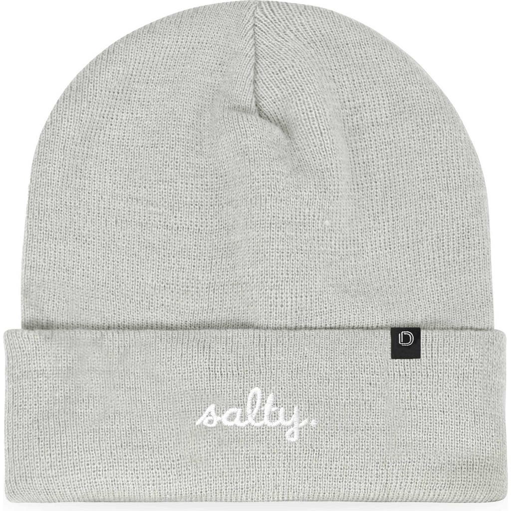 Dalix Salty Beanie Cap In Gray