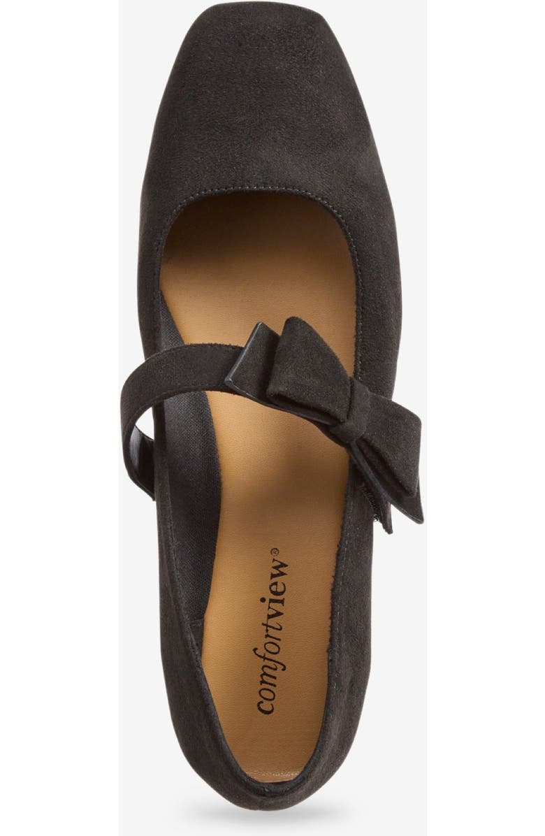 Comfortview The Bobbi Flat, Alternate, color, Black
