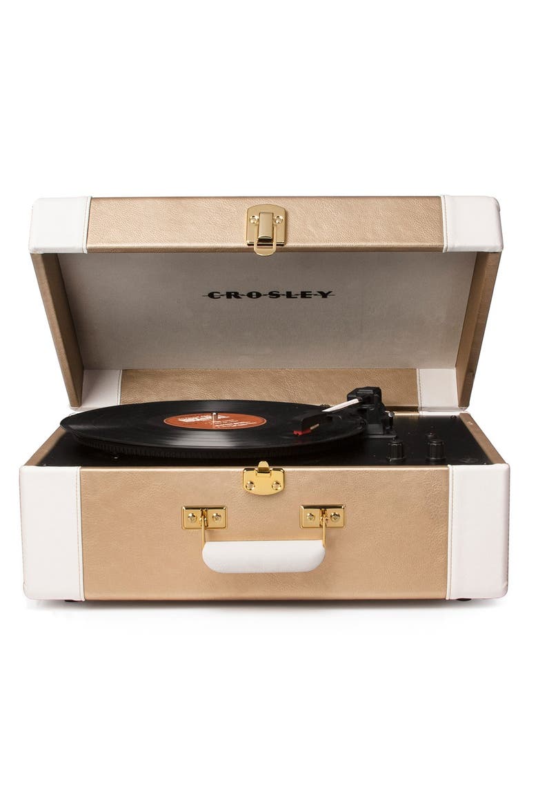 'Keepsake' Portable USB Turntable, Alternate, color, GOLD