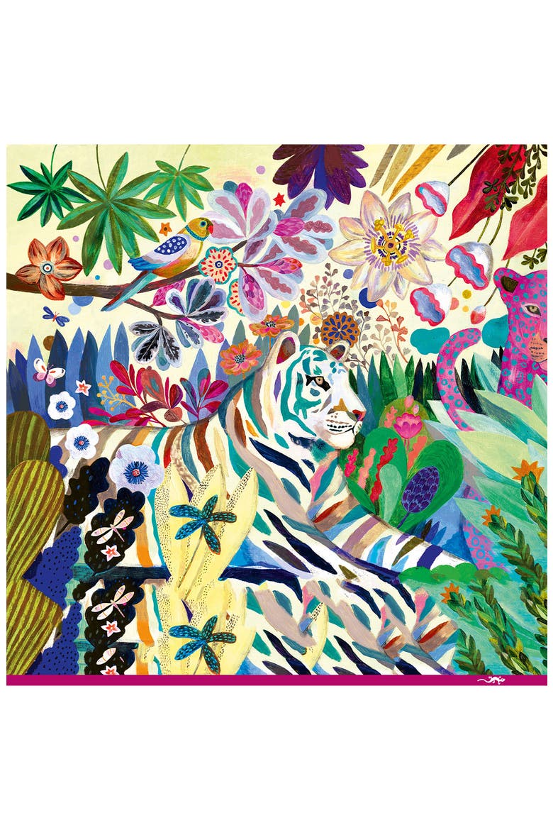 Rainbow Tigers 1000-Piece Gallery Puzzle, Alternate, color, MULTI