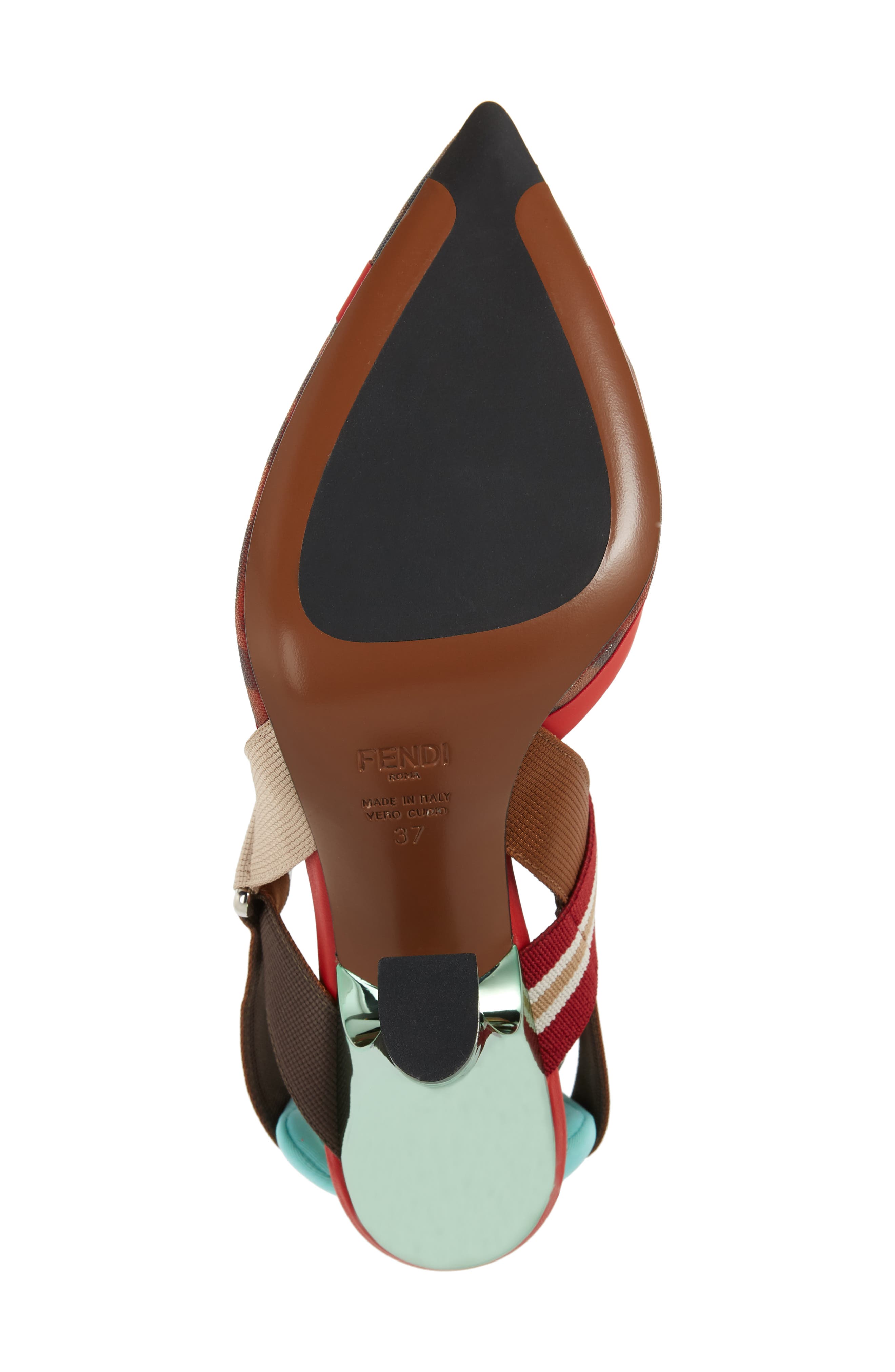 Fendi Colibri Slingback Pump, Alternate, color, 