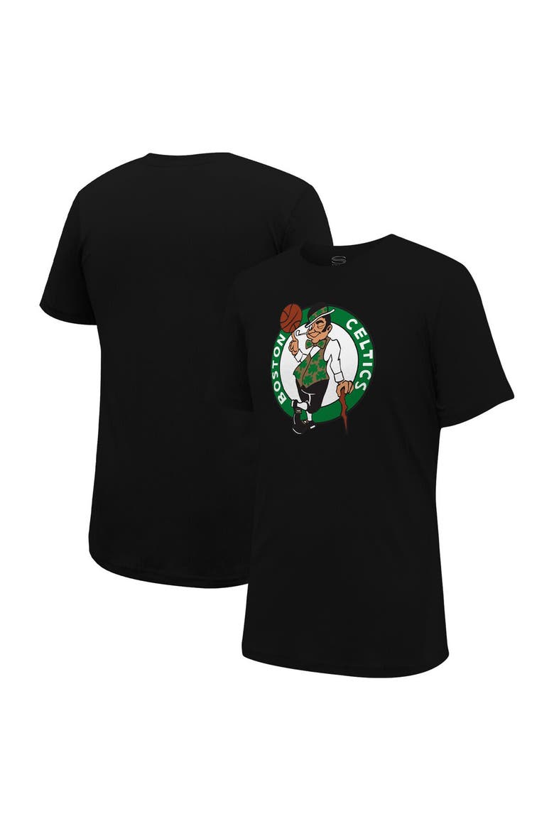 Unisex Stadium Essentials Black Boston Celtics Primary Logo T-Shirt, Alternate, color, Black