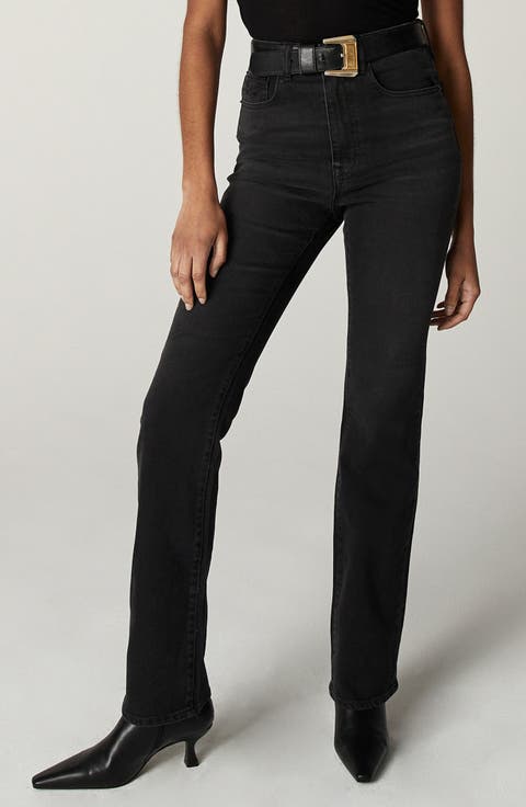 Chloe High Waist Slim Bootcut Jeans (Crescent Heights)