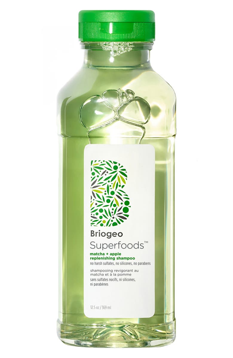 Briogeo Matcha + Apple Replenishing Superfood Shampoo, Main, color,