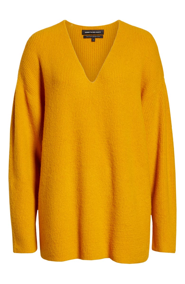 Something Navy Low Neckline Slouchy Pullover, Alternate, color,