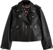 smALLSAINTS by ALLSAINTS Kids' Leather Moto Jacket