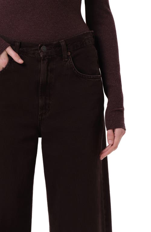 Agolde Low Curve Jeans In Burgundy