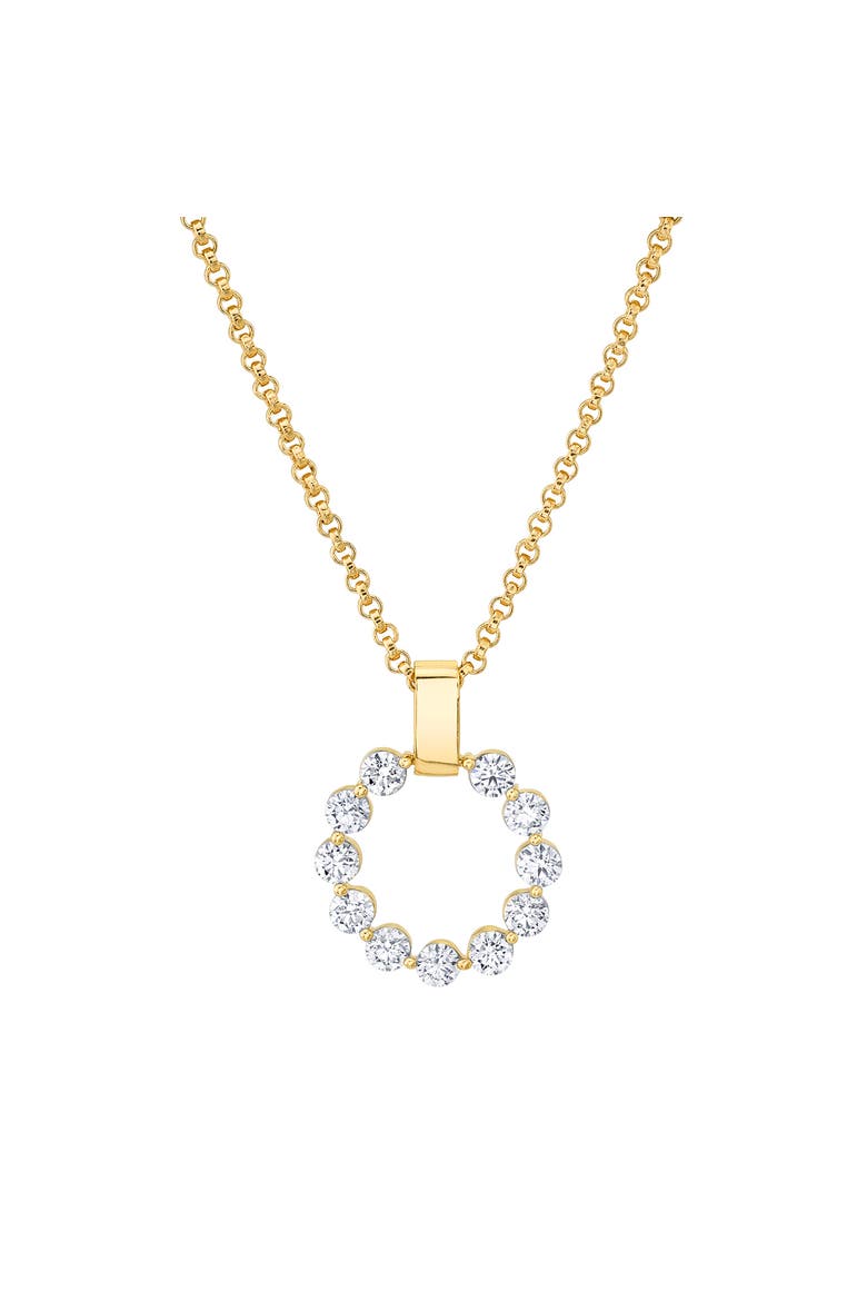 Cloud Large Pendant, Alternate, color, Yellow Gold