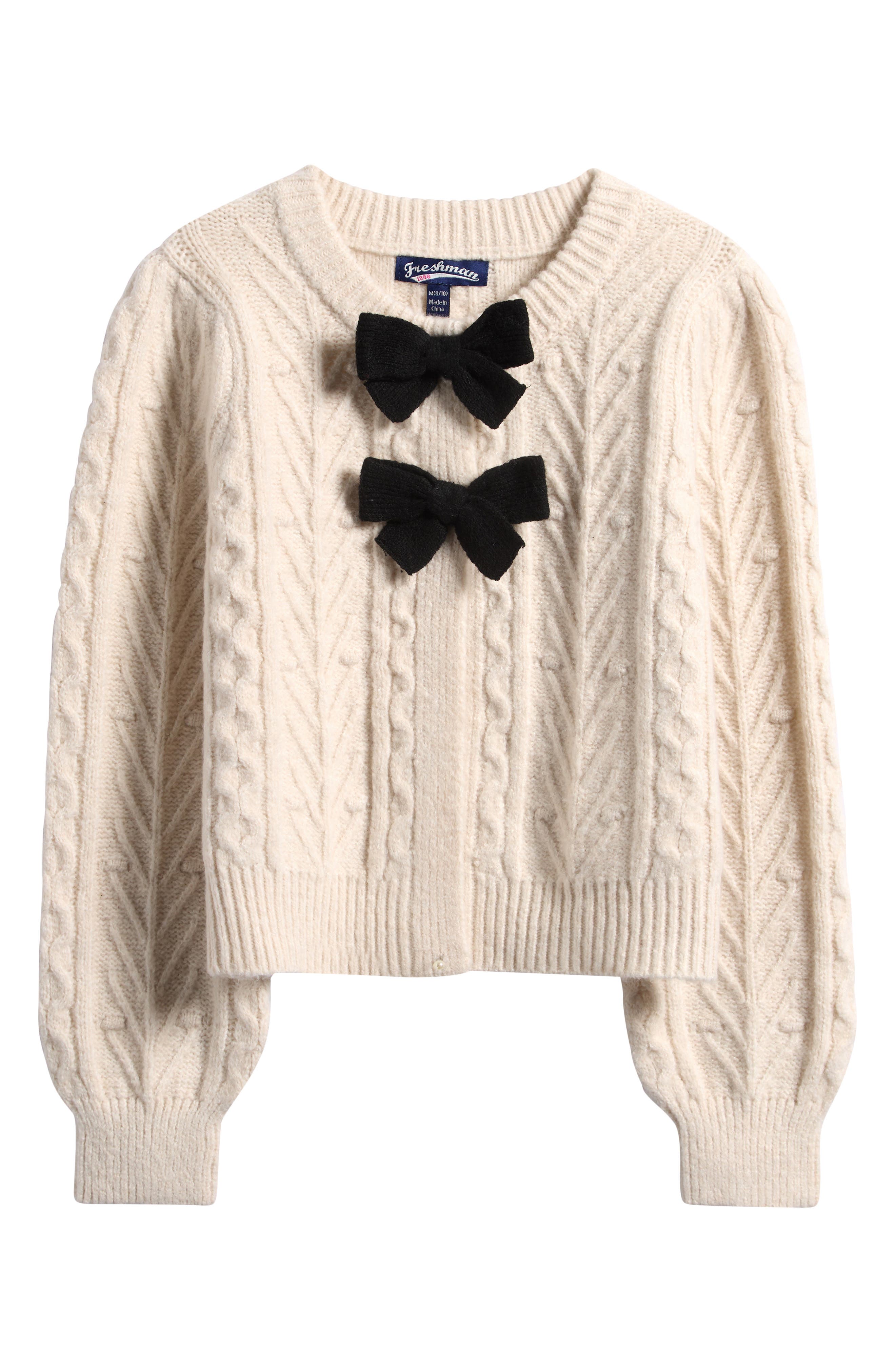 Kids' Bow Cardigan