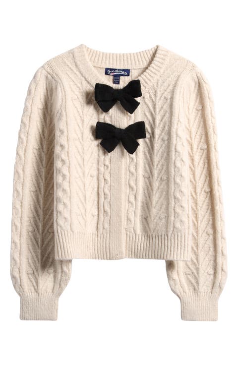 Kids' Bow Cardigan (Big Kid)