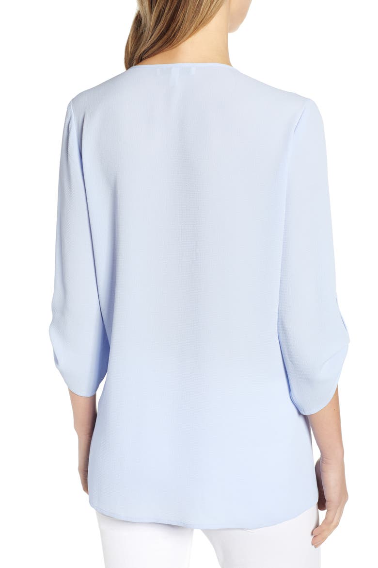 Roll-Tab Pintuck Blouse, Alternate, color, POWDER LIL