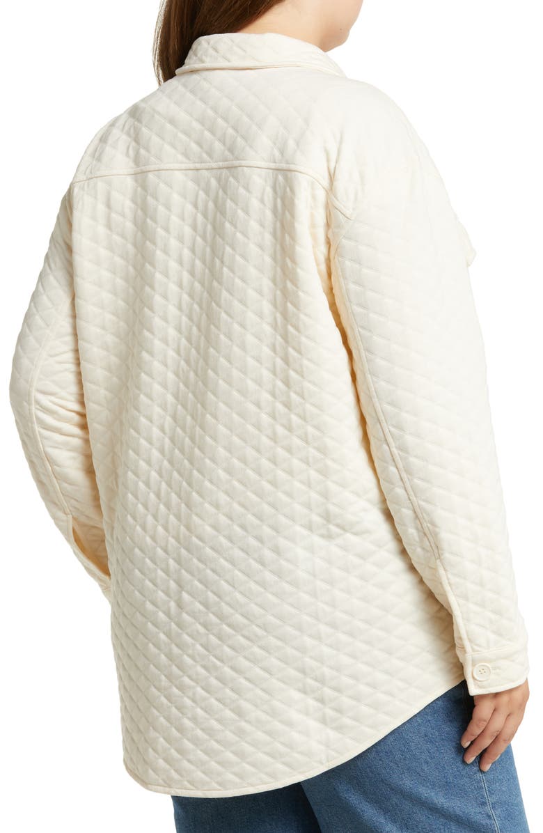 Caslon<sup>®</sup> Quilted Shacket, Alternate, color, 