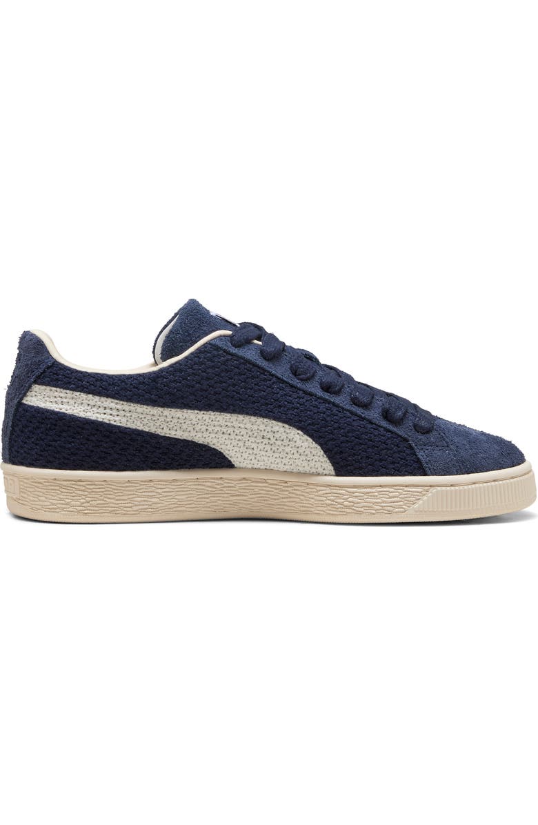 PUMA Suede Crochet Sneaker, Alternate, color, Puma Navy/ Puma White