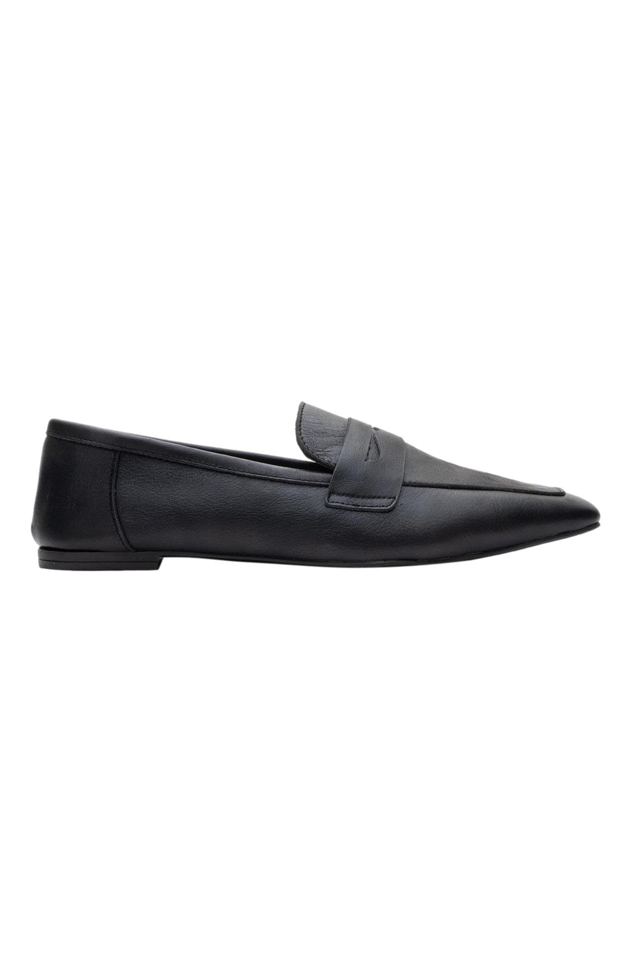 Forever & Always Shoes Morne Leather Loafers, Alternate, color, Black Leather