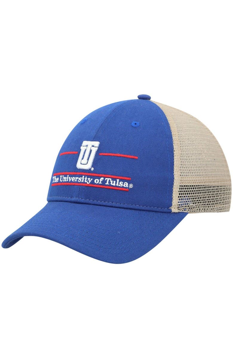 THE GAME Men's The Game Royal Tulsa Golden Hurricane Split Bar Trucker Adjustable Hat, Main, color, 