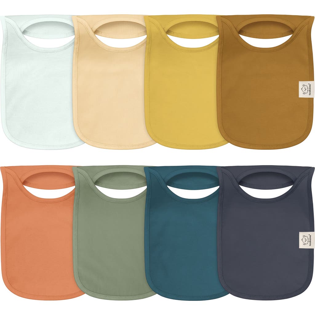 Keababies 8-pack Hallo Drool Bibs In Eclipse