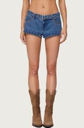 EDIKTED Grommet Stud Micro Shorts