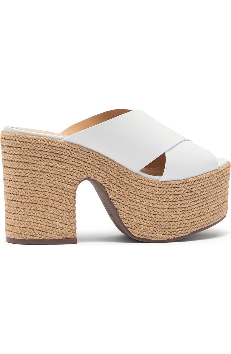 Schutz Lora Platform Espadrille Mule Sandal, Alternate, color,