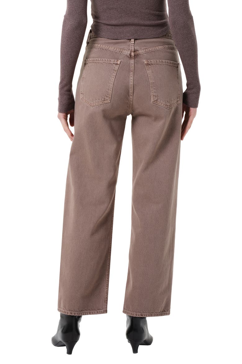 Ren High Waist Ankle Wide Leg Jeans, Alternate, color, CERAMIC DARK OLD ROSE