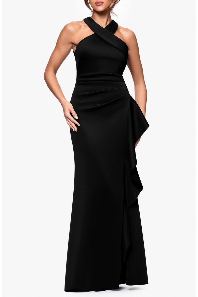 Ruffle Scuba Knit Gown video