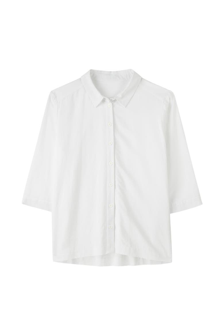 Pleat Back Shirt, Alternate, color, WHITE