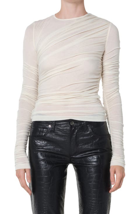 Tania Ruched Stretch Top