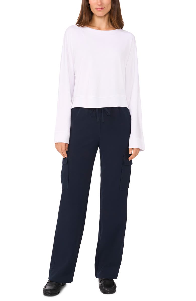 Halogen<sup>®</sup> Dolman Sleeve Sweatshirt, Alternate, color, Bright White