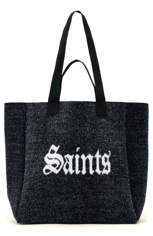 Allsaints Saints And Sinners Izzy Tote Bag In Black