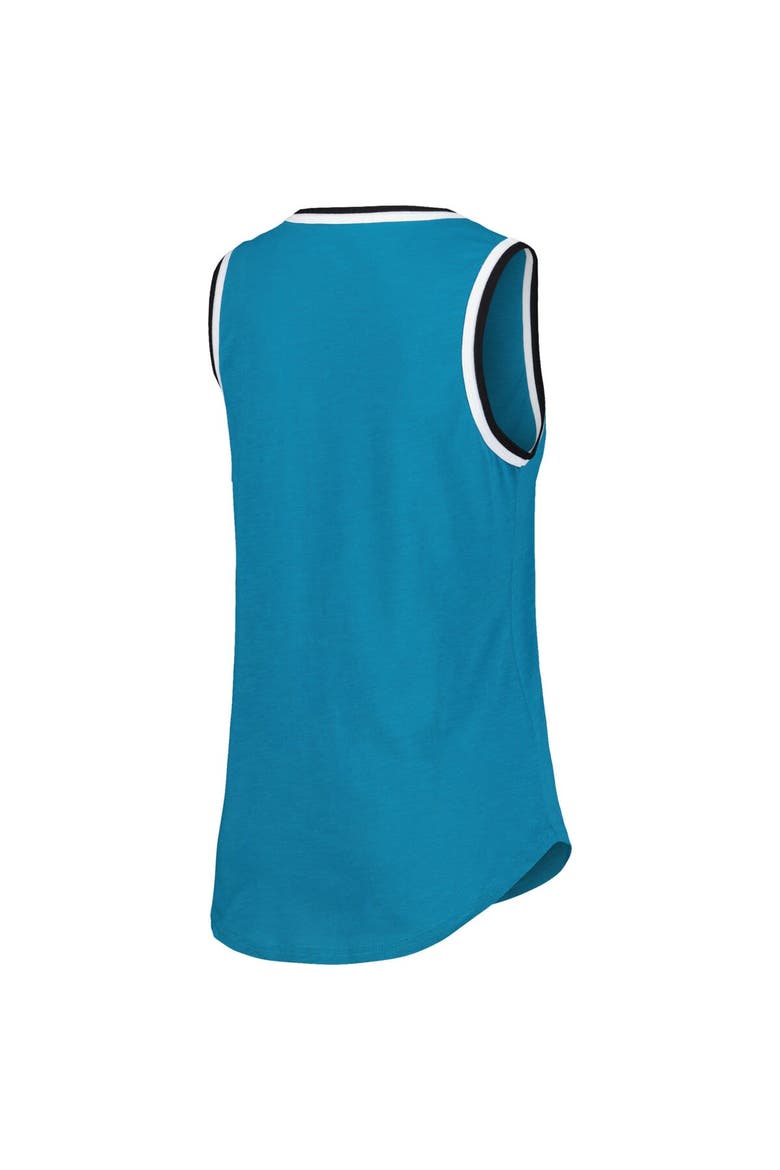 Women's G-III 4Her by Carl Banks Teal San Jose Sharks Strategy Tank Top, Alternate, color, Teal