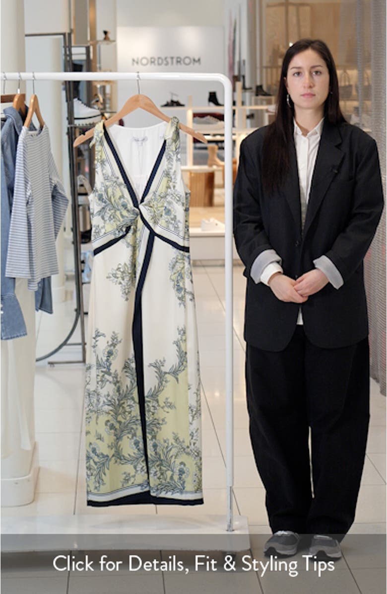 Kaliza Print Sleeveless Maxi Dress, sales video thumbnail