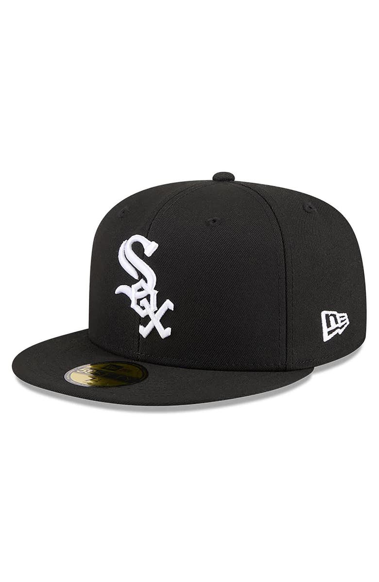New Era Men's New Era Black Chicago White Sox 2026 Jackie Robinson Day 59FIFTY Fitted Hat, Alternate, color, Black