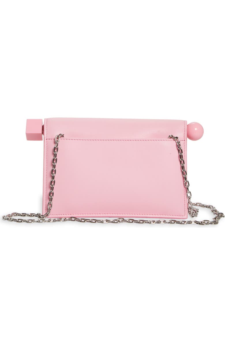 Jacquemus La Petite Pochette Rond Carré Clutch, Alternate, color, Pink 430