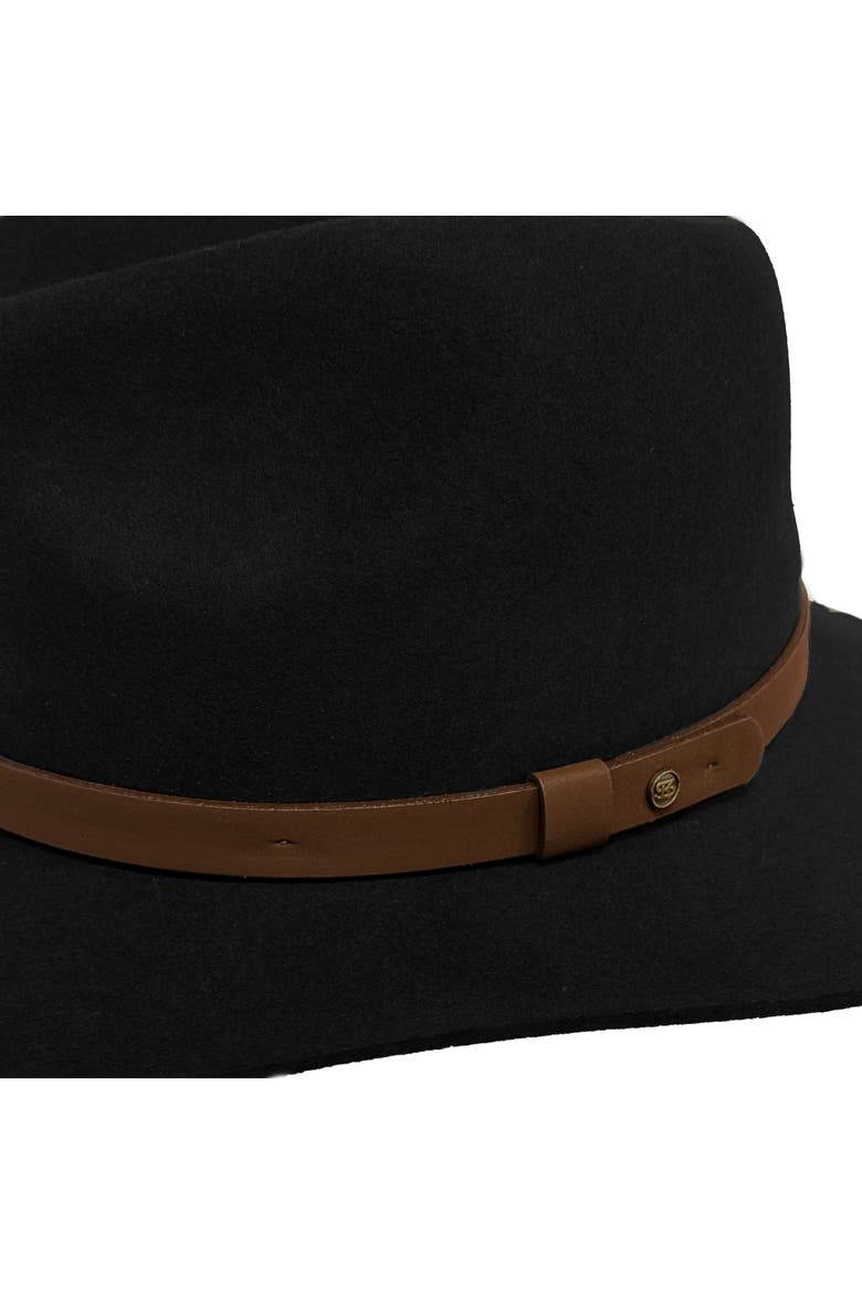 Bryson  Men's Wool Brim Hat, Alternate, color, Black