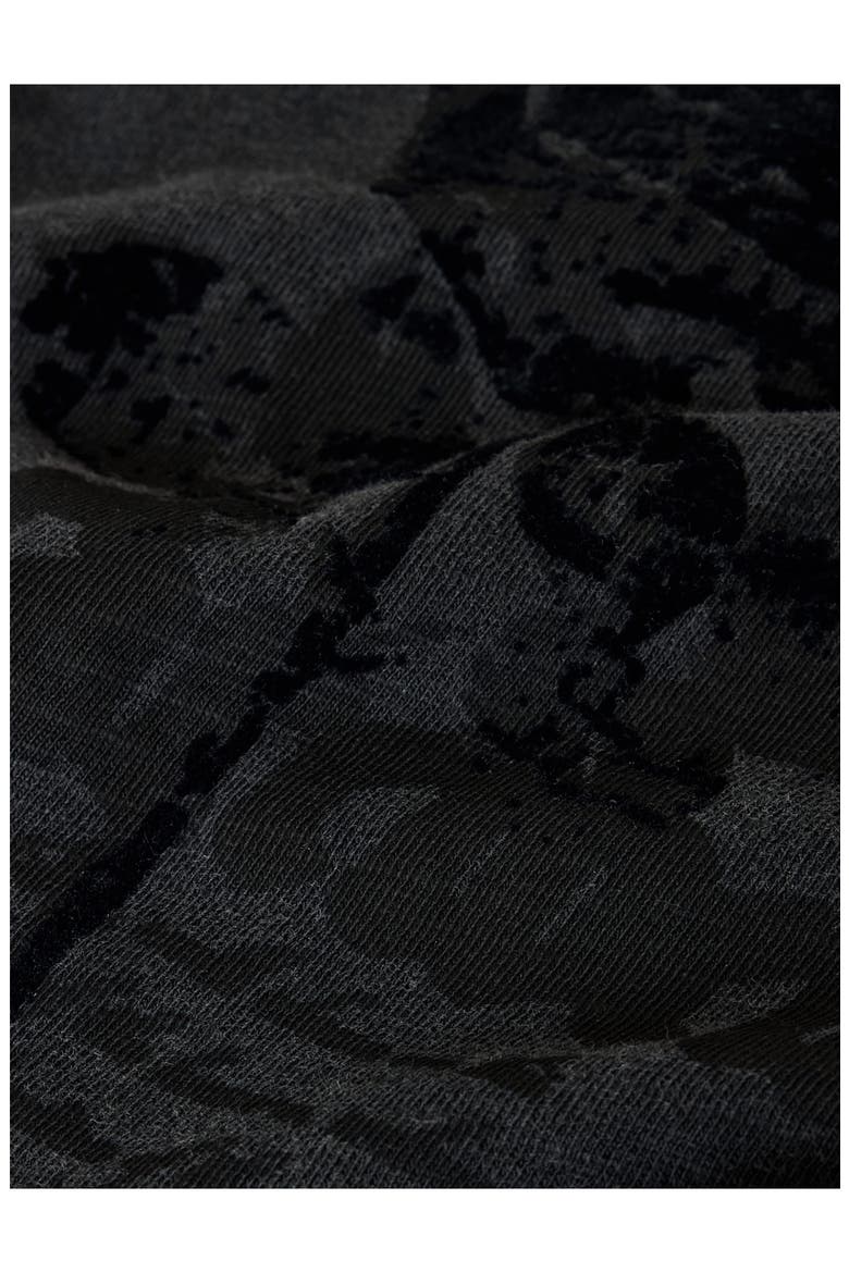 Raw Edge Graphic T-Shirt, Alternate, color, CHARCOAL