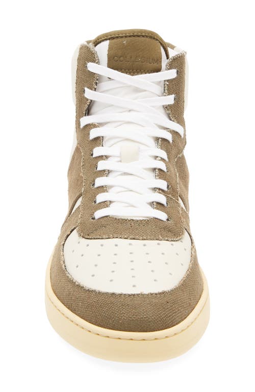 Collegium Pillar Destroyer High Top Sneaker In Green