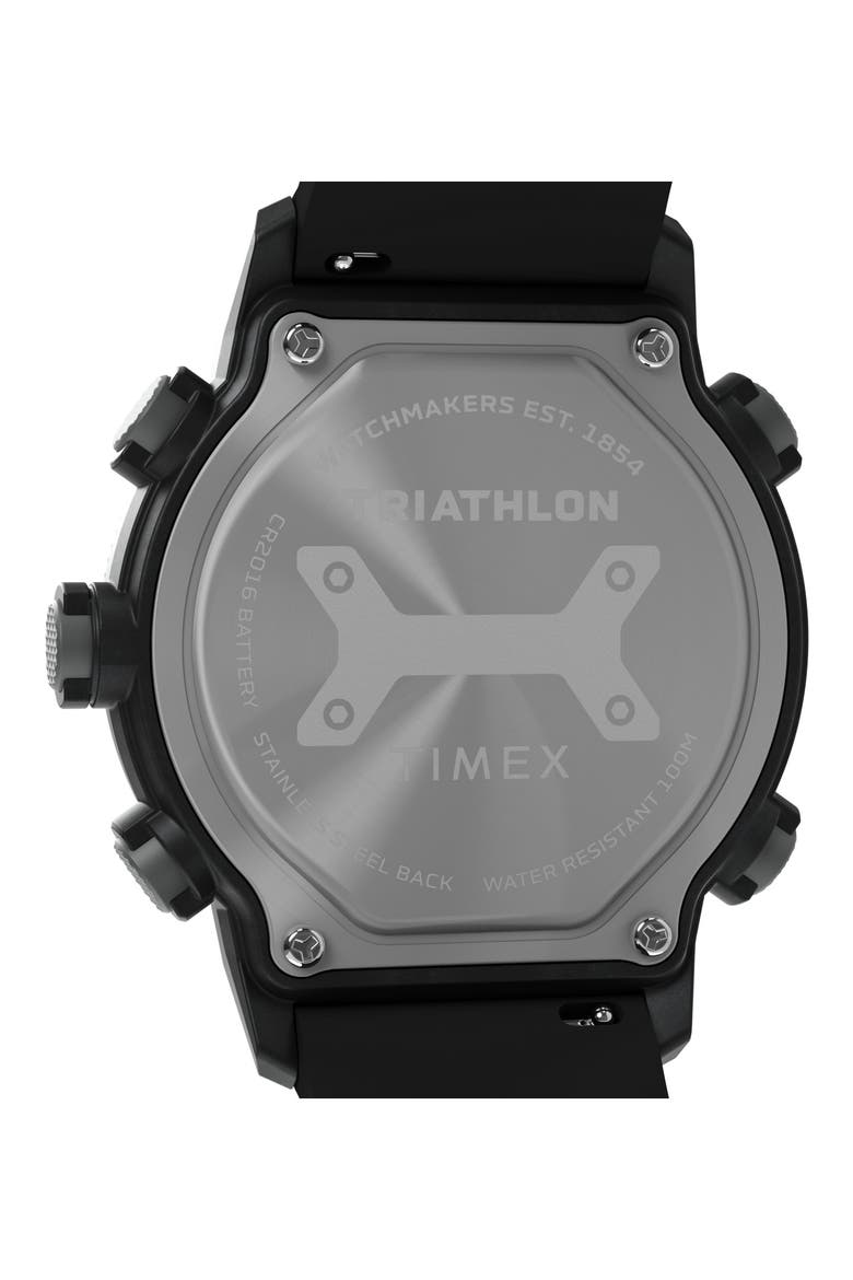 Triathalon Digital 200-Lap Silicone Strap Watch, 44mm, Alternate, color, DIGITAL