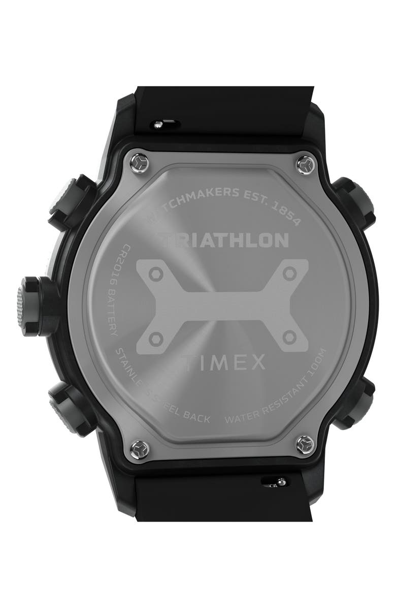 Timex<sup>®</sup> Triathalon Digital 200-Lap Silicone Strap Watch, 44mm, Alternate, color, Digital