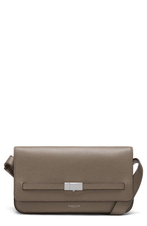 The New York Leather & Suede Crossbody Bag