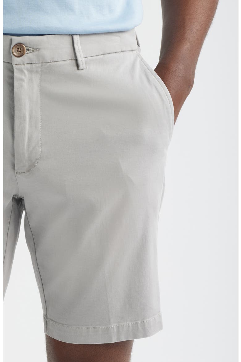 Savannah Stretch Cotton Twill Shorts, Alternate, color, MIST