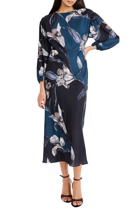 Floral Georgette Sheath Dress