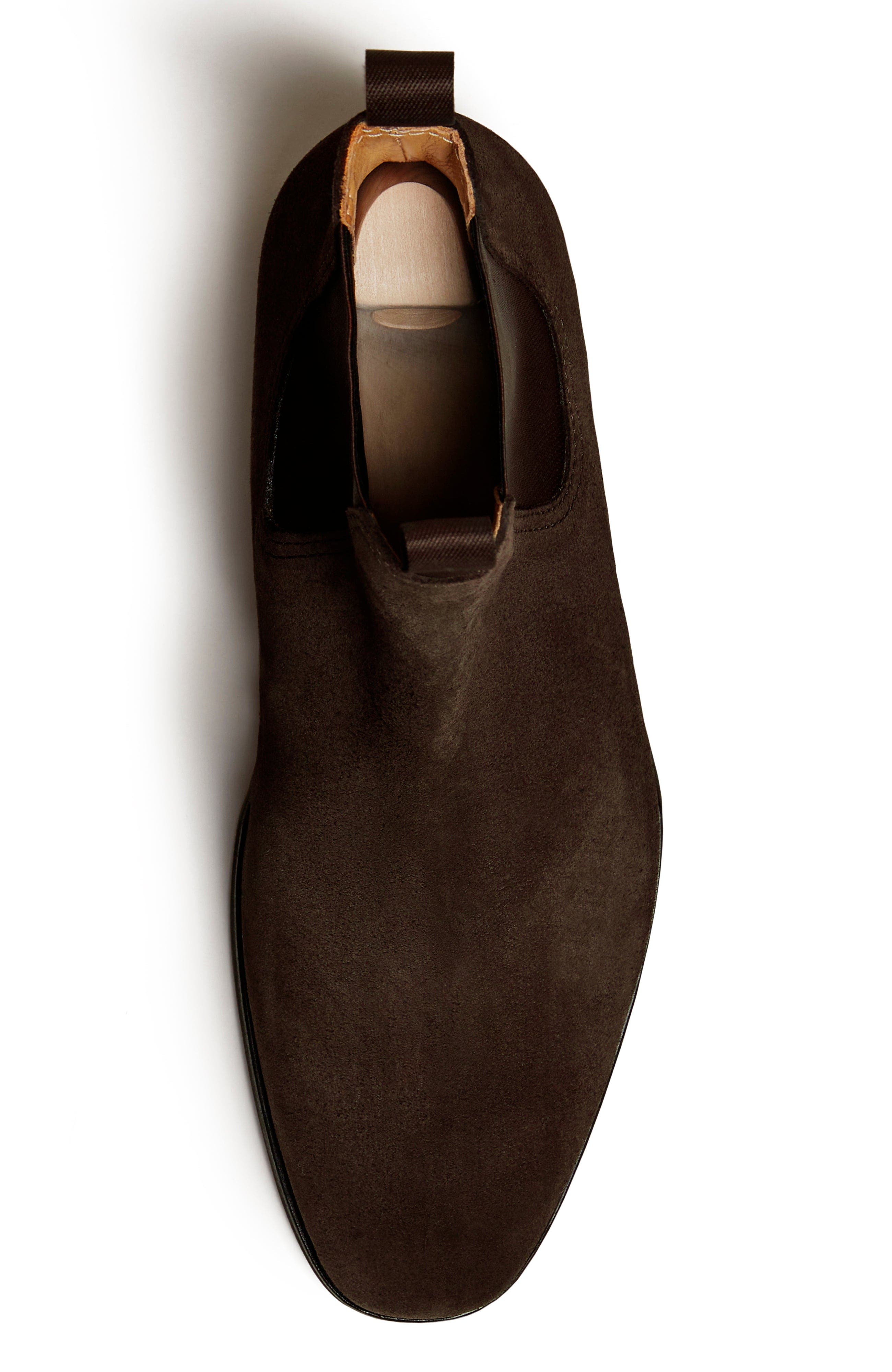 Myrqvist Granhult Chelsea Boots, Alternate, color, Dark Brown Suede